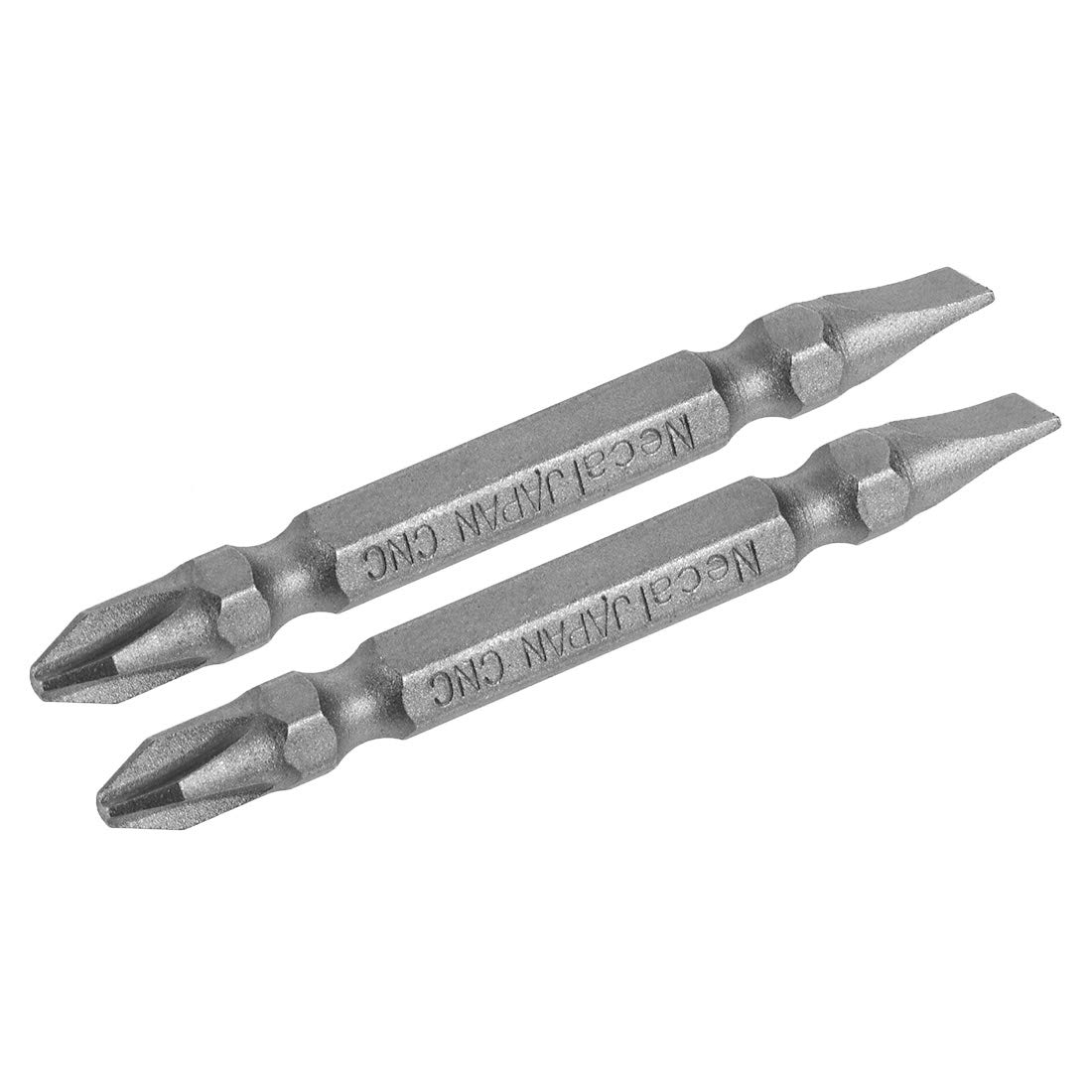ピエールページ uxcell 2 Pcs PH2/SL6 Magnetic Double Ended Screwdriver Bits